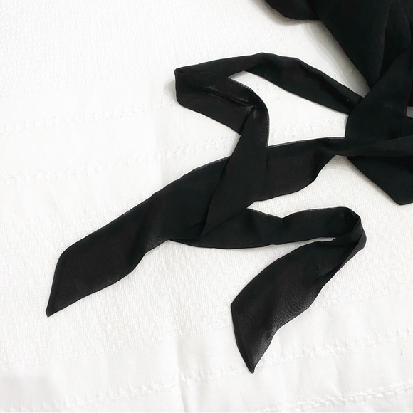 NWT ANNAH HARIRI BLACK GYPSY MODEST FLORAL BELTED BUTTON FRONT MAXI DRESS - 8 - Picture 11 of 12